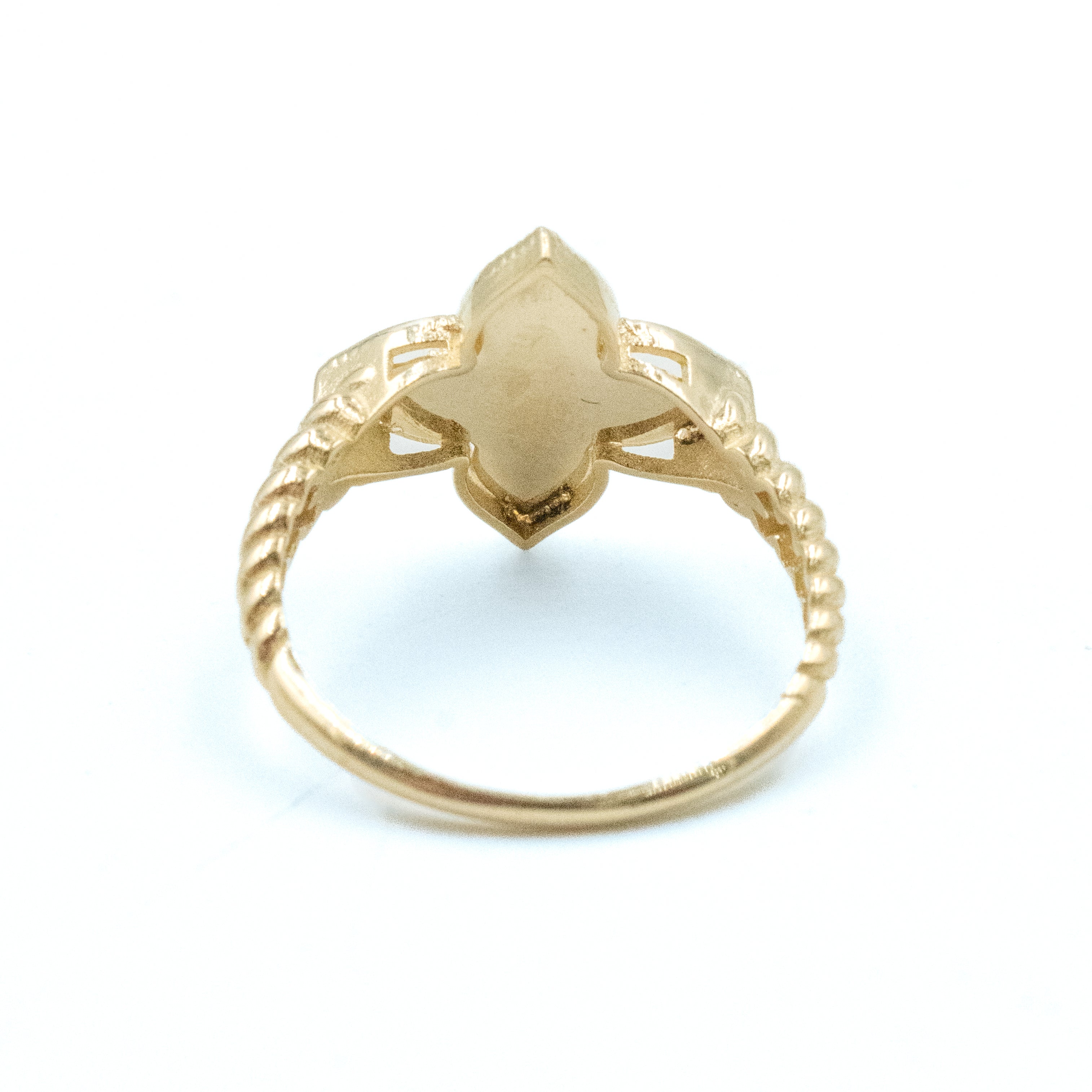 ANILLO MARCA DE DISEÑADOR ORO 14K