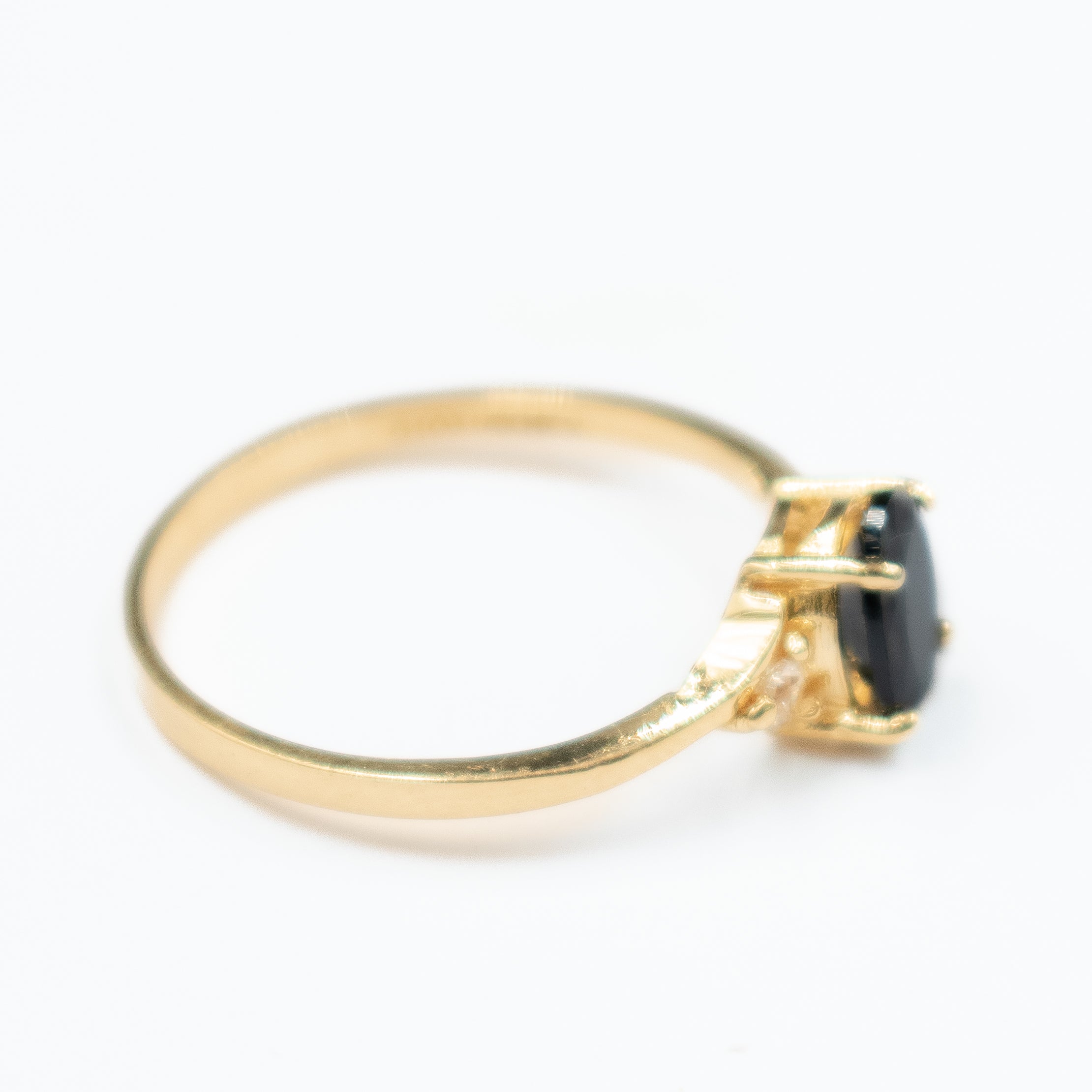 ANILLO CON PIEDRA ZIRCONIA ORO 14K