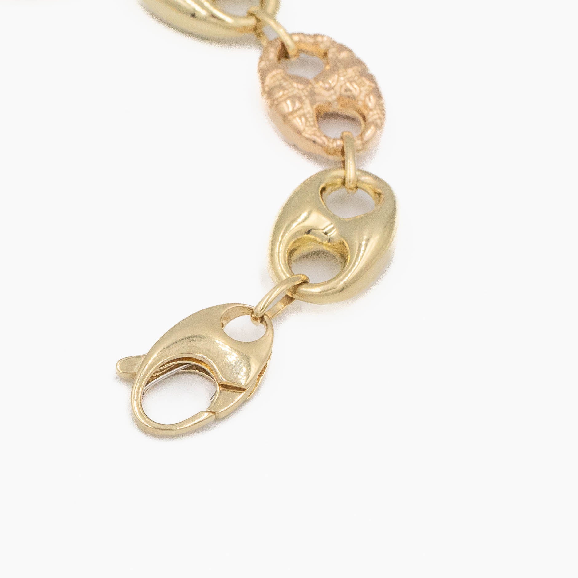 PULSERA DE MARCA DE DISEÑADOR ORO 14K