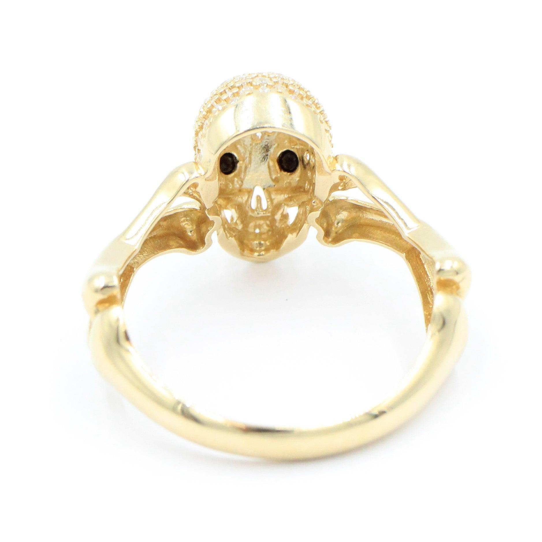 Anillos de oro online de calavera